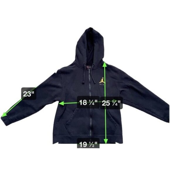 Nike Air Jordan Jumpman Fleece Zip up Hoodie NBA Finals 1998 Game 4 Men's Med - Picture 6 of 6